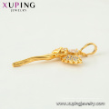 33969 xuping joyería moda chapado en oro 24k ángel encanto piedra colgante